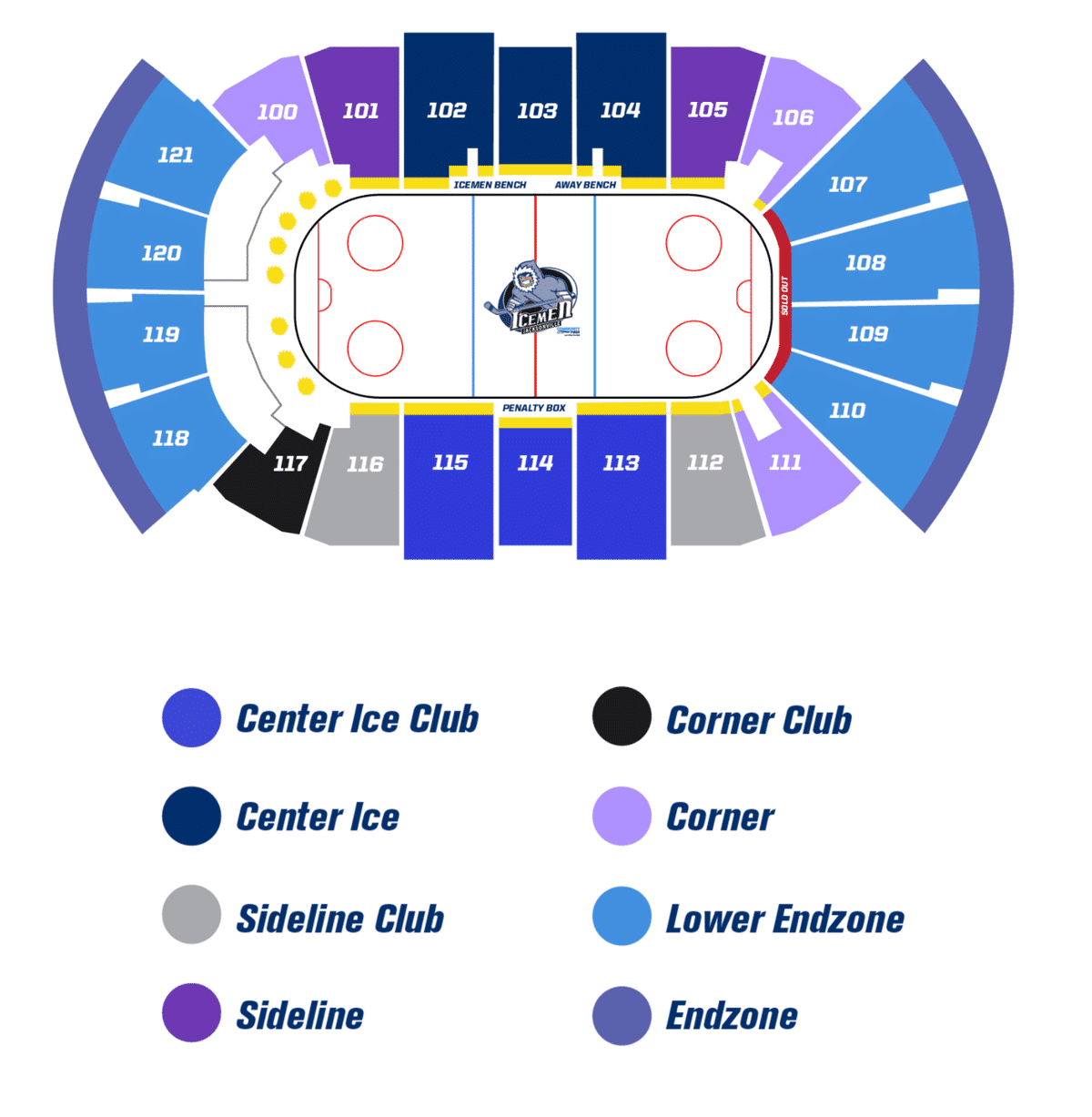 arena seating chart