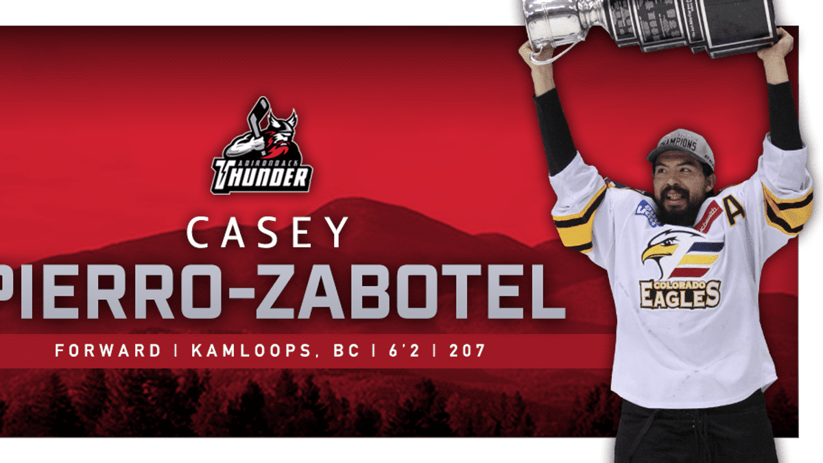 Thunder Add Two-Time Kelly Cup Champion Casey Pierro-Zabotel