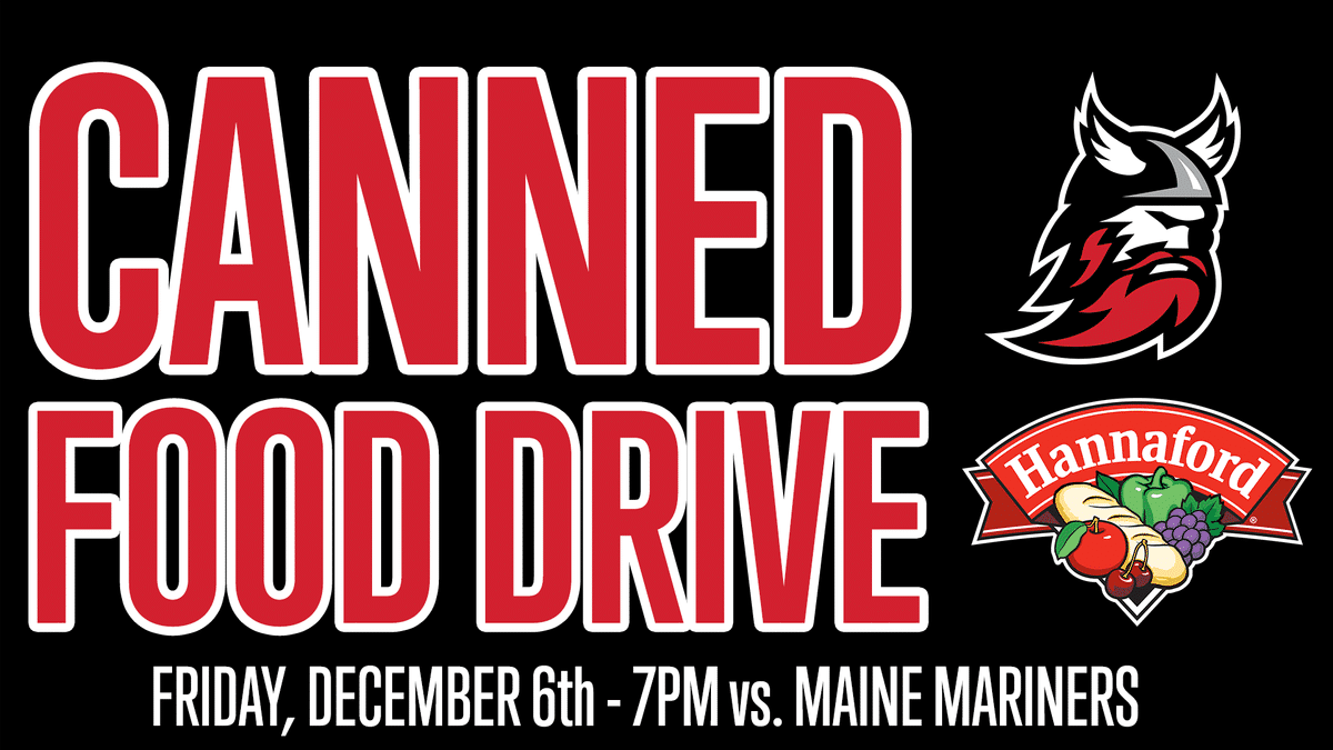 ADIRONDACK THUNDER AND HANNAFORD TO HOST FOOD DRIVE TO BENEFIT OPEN DOOR MISSION
