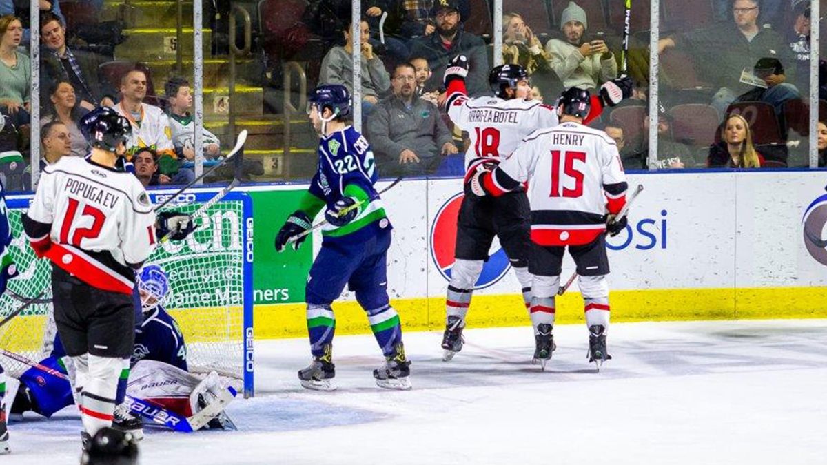 Thunder Drop Close Game in Maine, 5-4