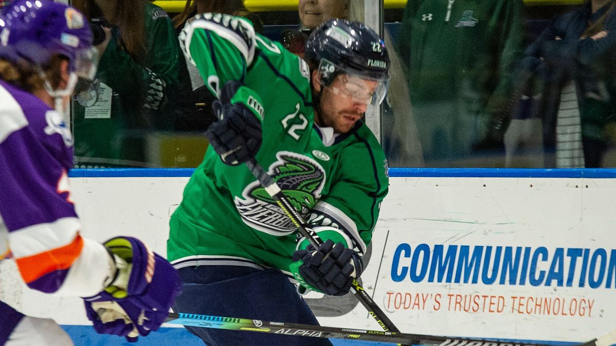 Thunder Receive Forward Alex Tonge from Everblades