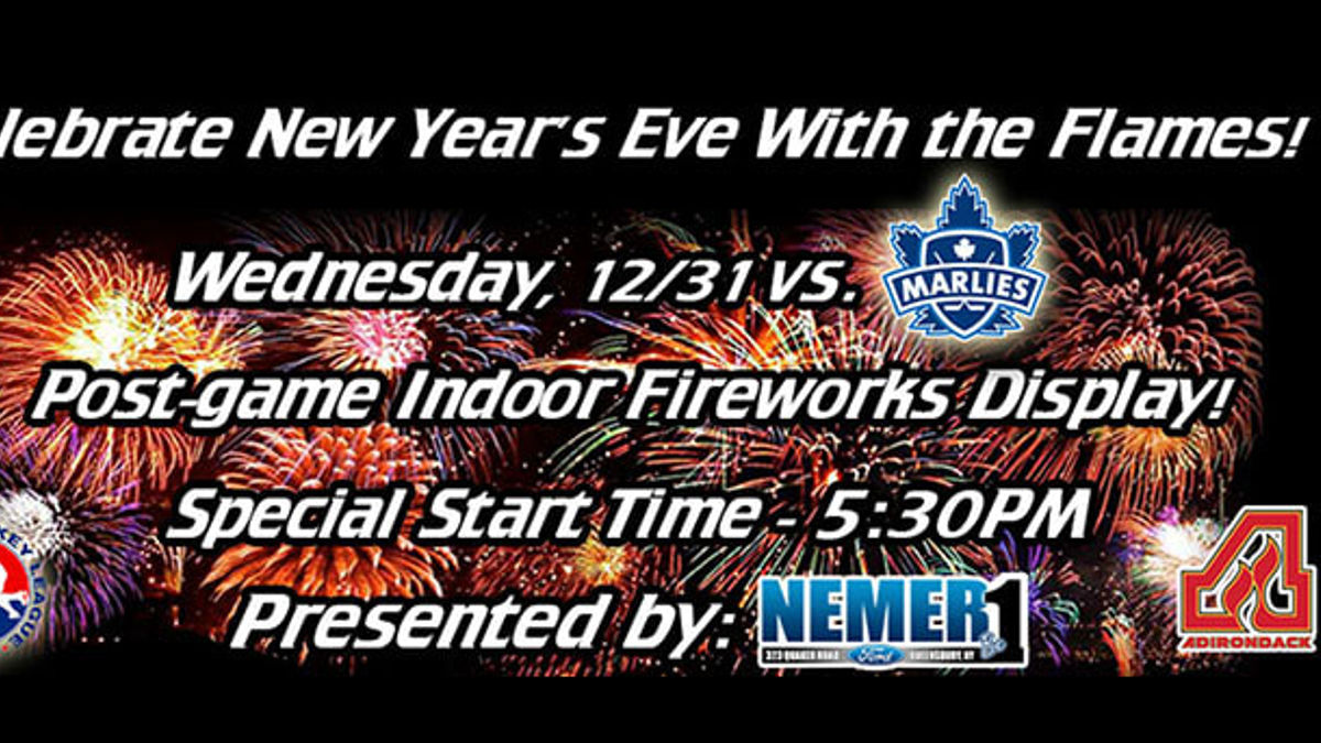 SPEND NEW YEAR&#039;S EVE WITH THE FLAMES