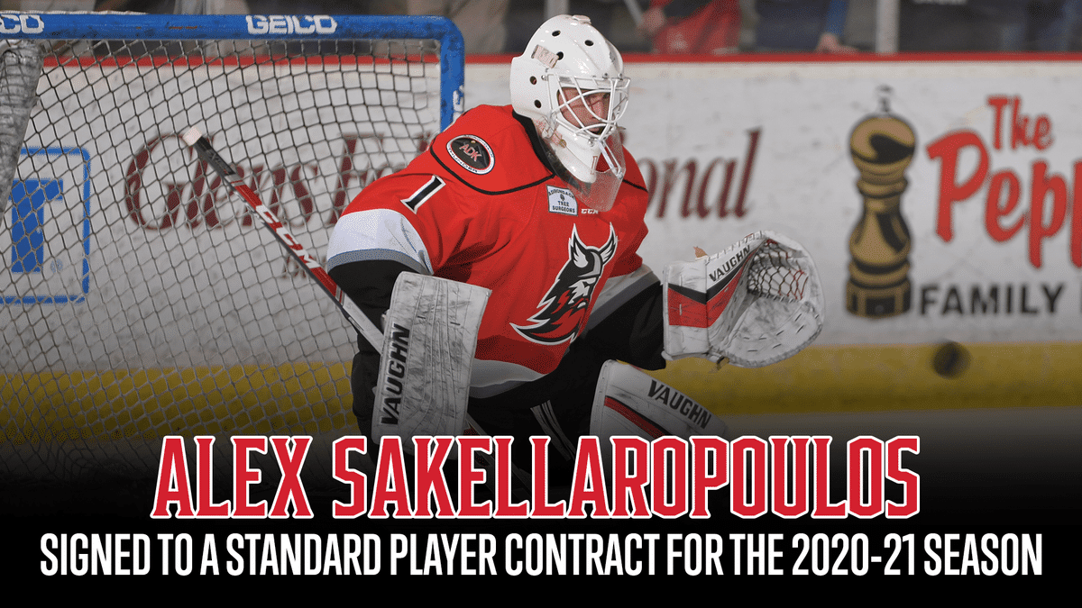 Goalie Alex Sakellaropoulos Signs for Second Stint with Thunder