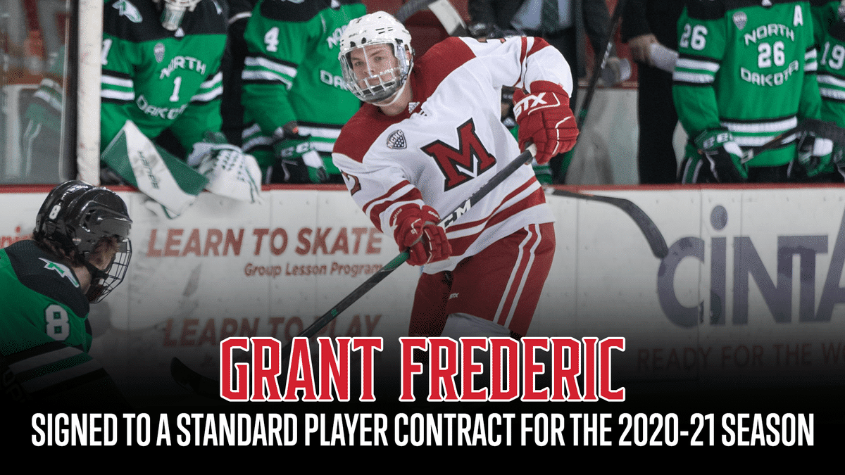 Rookie Defenseman Grant Frederic Turns Pro with Thunder