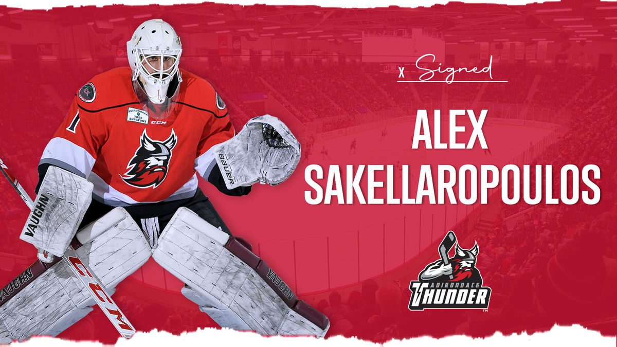 Goaltender Alex Sakellaropoulos Signs With Adirondack