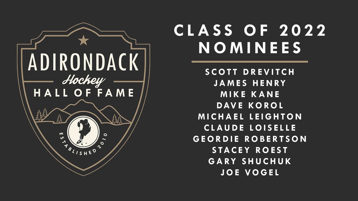 Adirondack Hockey Hall of Fame Committee Announces Class of 2022 Nominees