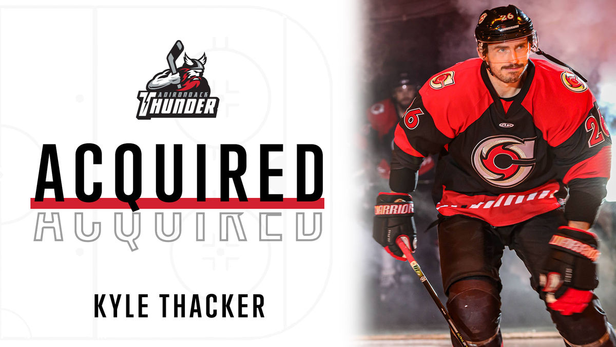Thunder Acquire Defenseman Kyle Thacker from Cyclones