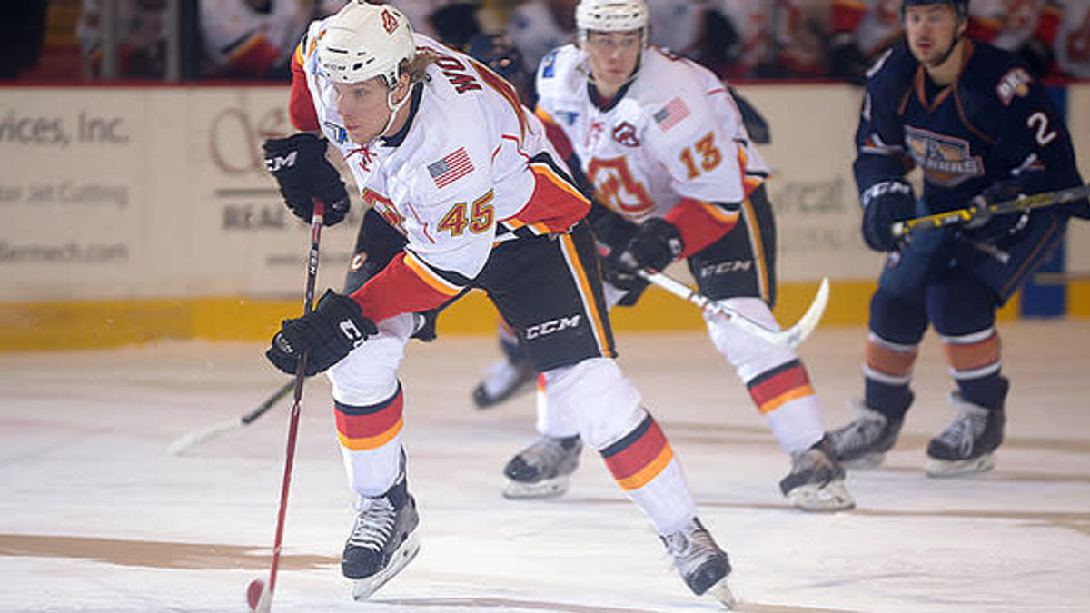 FLAMES NIPPED BY BARONS IN OVERTIME THRILLER