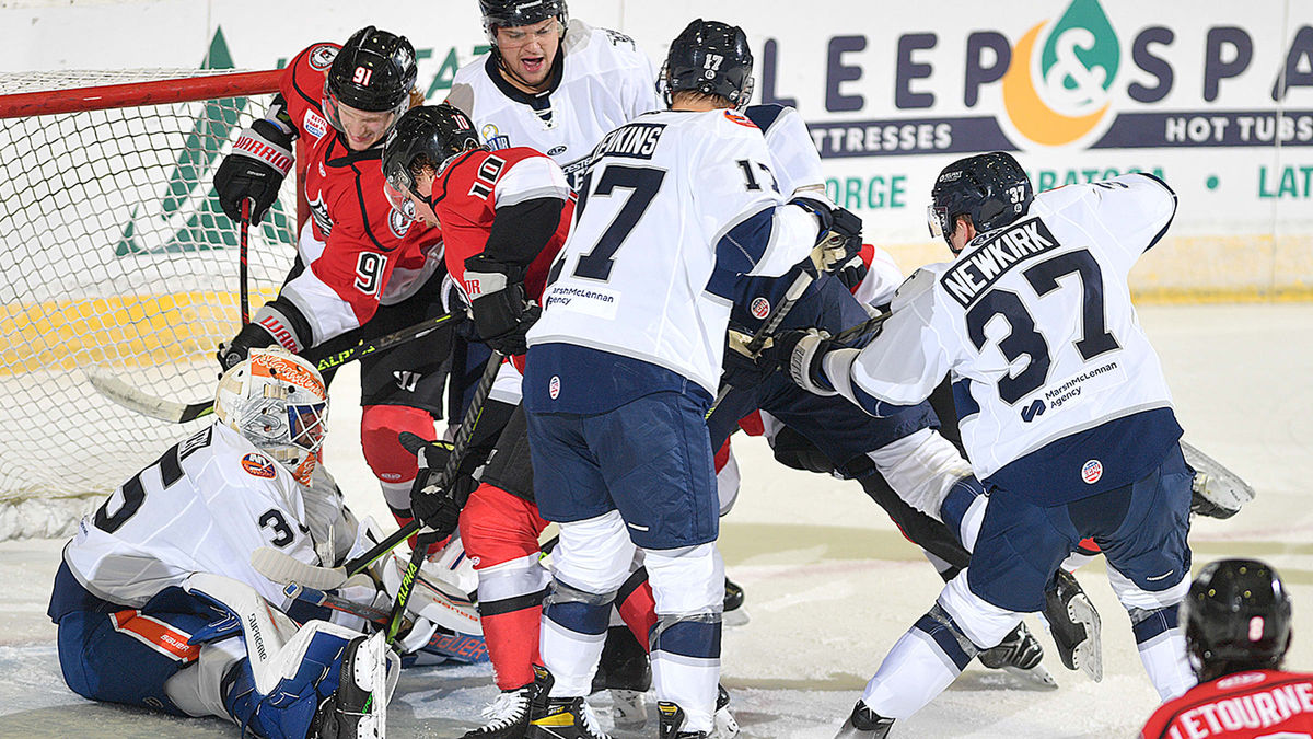 THUNDER HAND RAILERS FIRST LOSS WITH 4-3 WIN