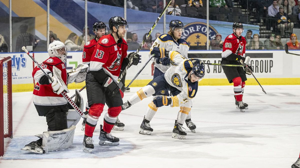 GRASSO’S HAT TRICK NOT ENOUGH IN 6-4 LOSS TO ADMIRALS