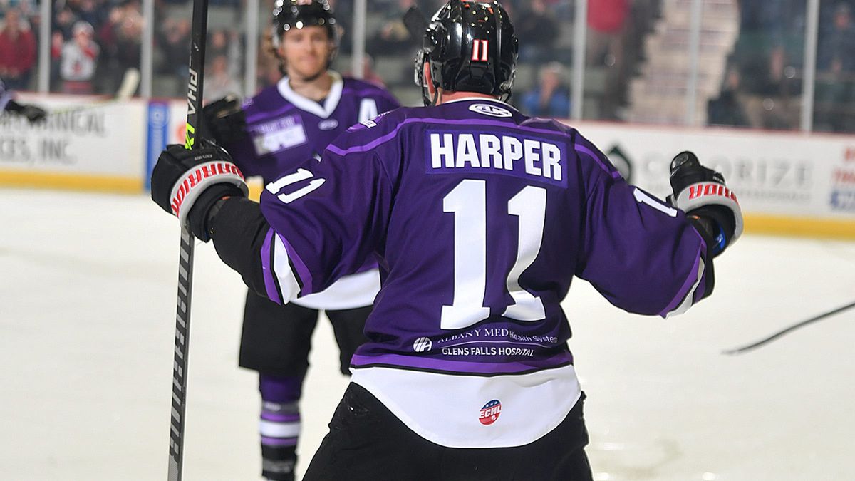 GRASSO’S HAT TRICK LIFTS THUNDER OVER RAILERS, 4-1