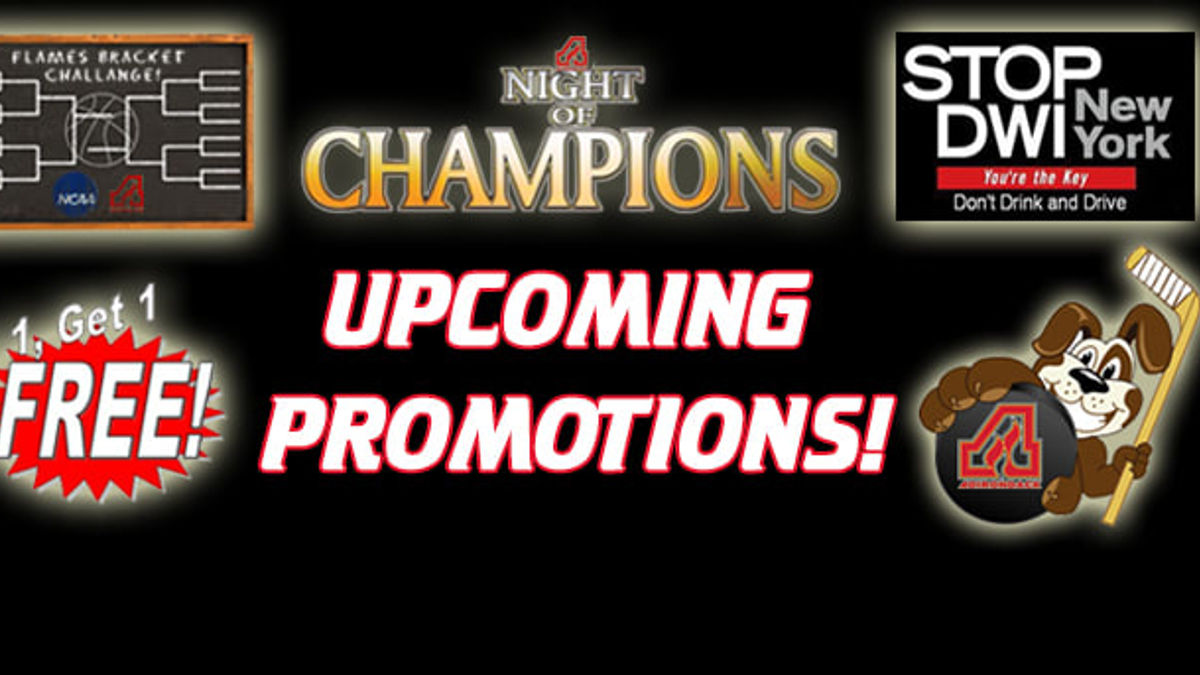 UPCOMING PROMOTIONS