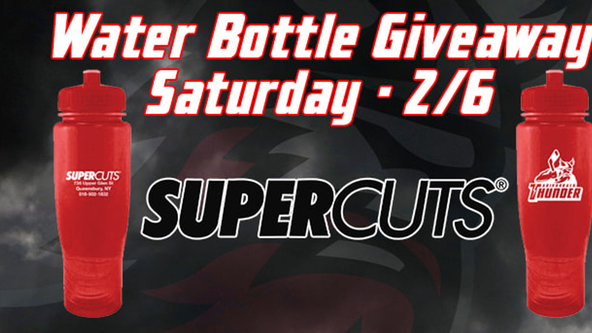 SUPERCUTS PRESENTS WATER BOTTLE GIVEAWAY ON SATURDAY
