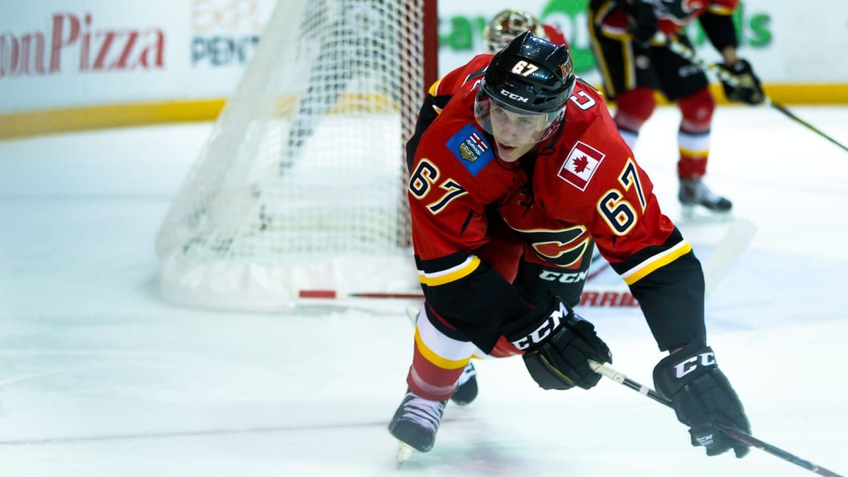 FLAMES ASSIGN FIVE TO ADIRONDACK