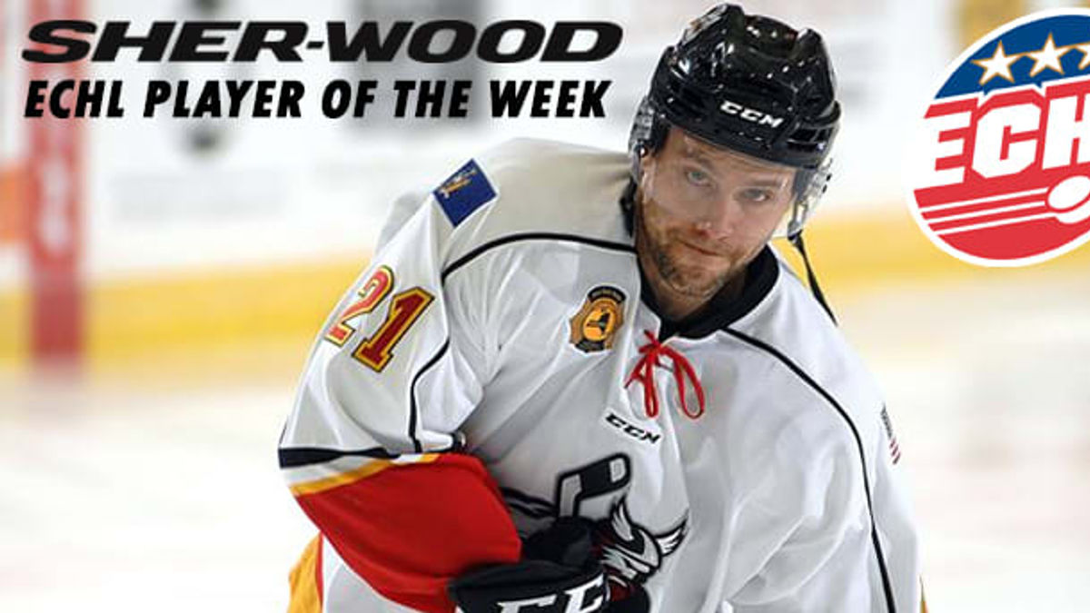 PETER MACARTHUR NAMED SHER-WOOD ECHL PLAYER OF THE WEEK