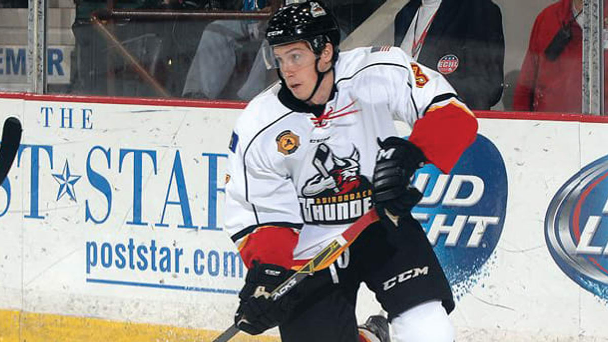 THUNDER SIGN DEFENSEMAN AND CLIFTON PARK NATIVE PATCH ALBER