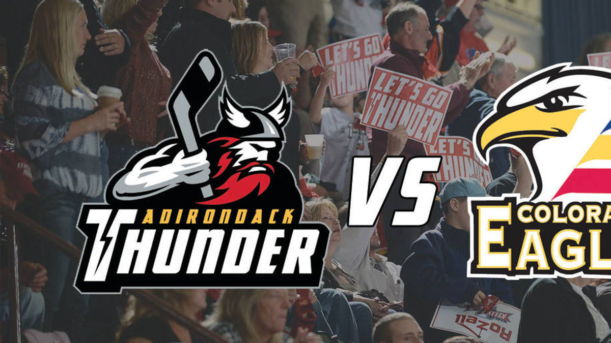 THUNDER UNABLE TO COMPLETE WEEKEND SWEEP WITH 6-2 LOSS TO EAGLES