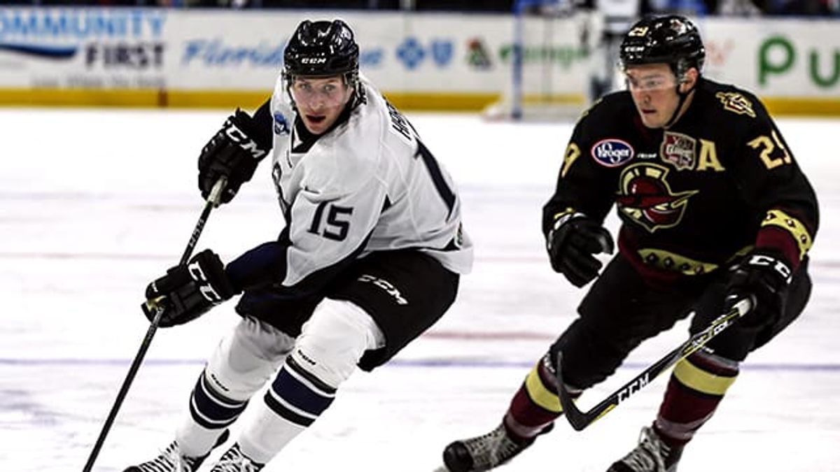 Lane Leads Way with Hat Trick in 6-2 Rout of Icemen 