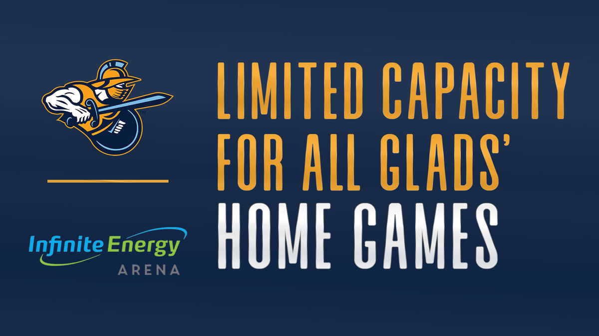 Limited Capacity for Glads&#039; home games in &#039;20-21