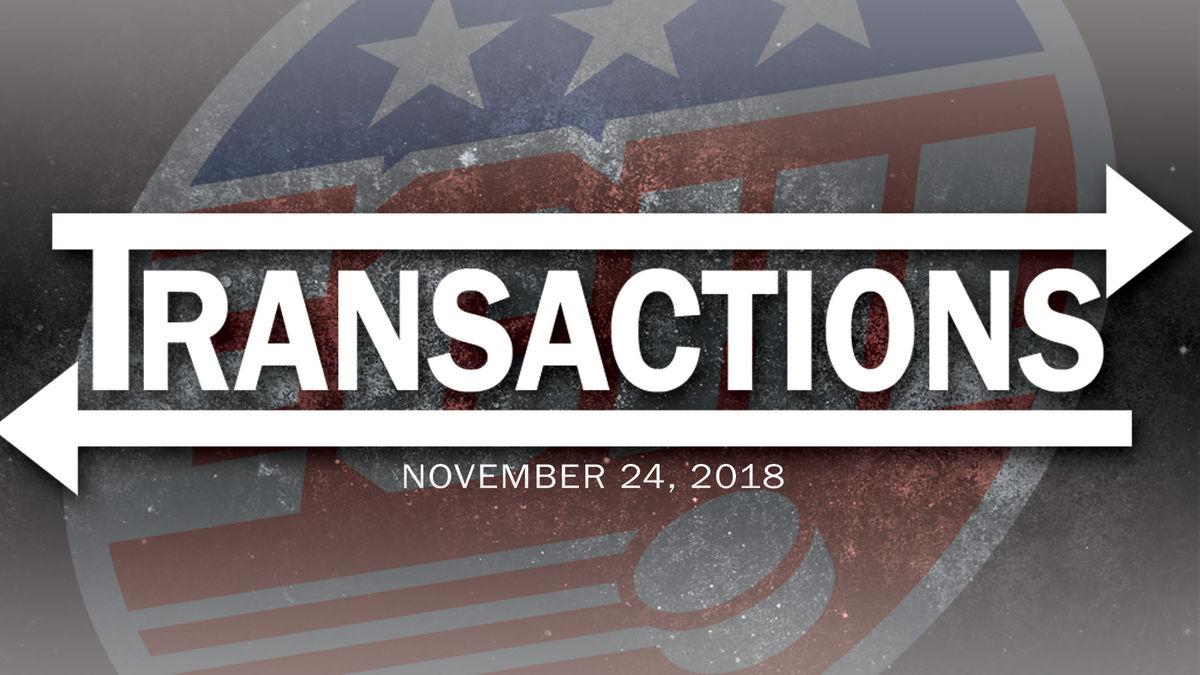 ECHL Transactions - Nov. 24
