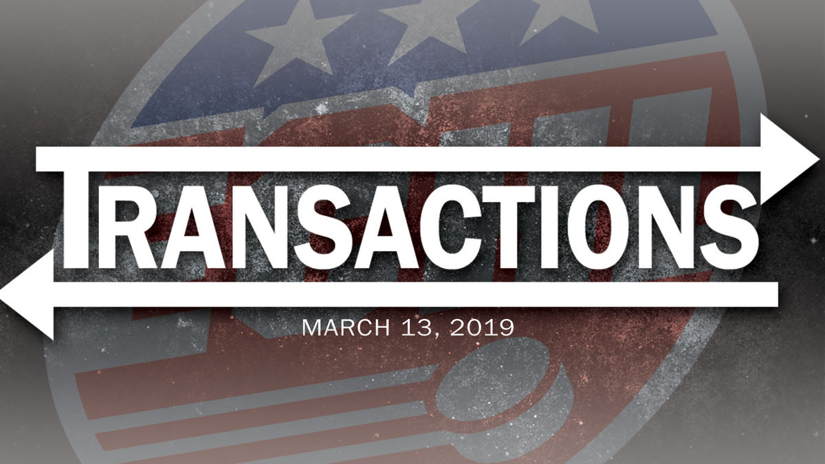 ECHL Transactions - March 13