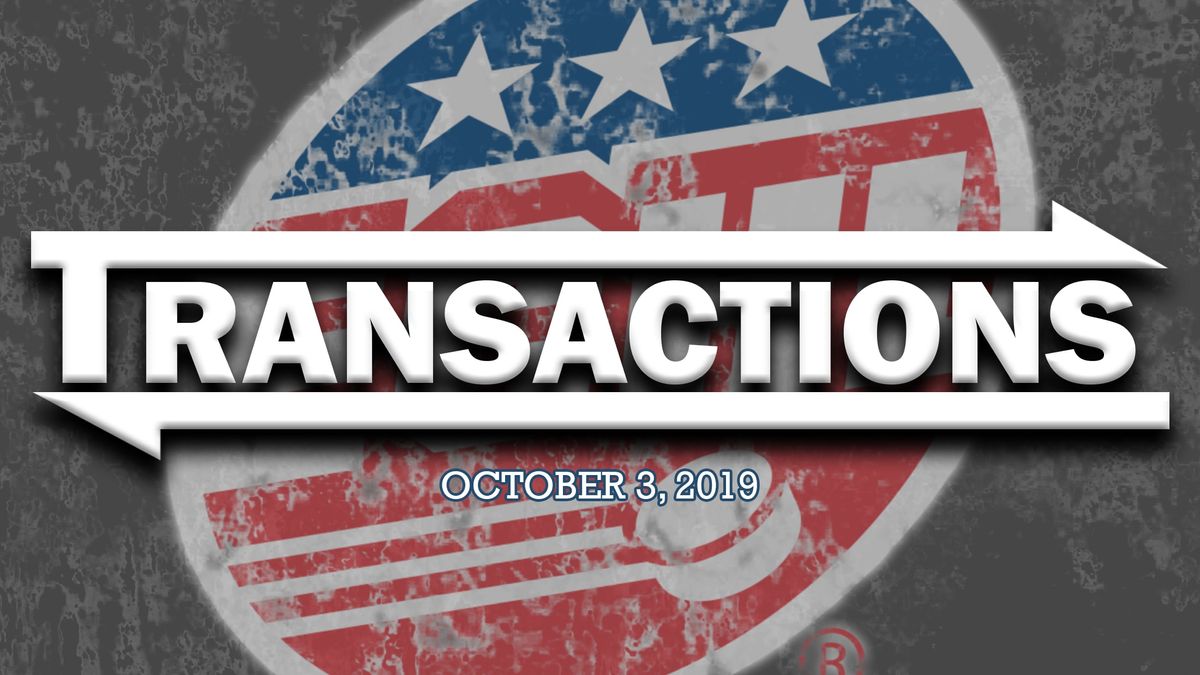 ECHL Transactions - Oct. 3
