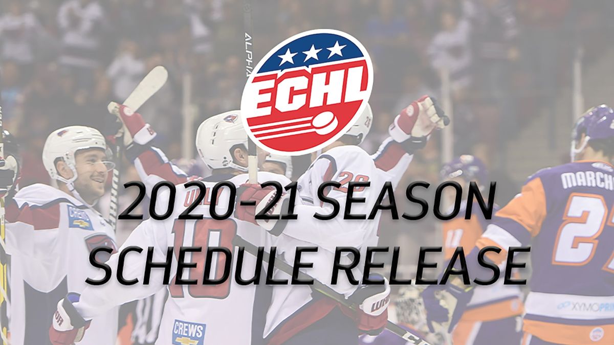 ECHL announces initial schedule for 2020-21 Season