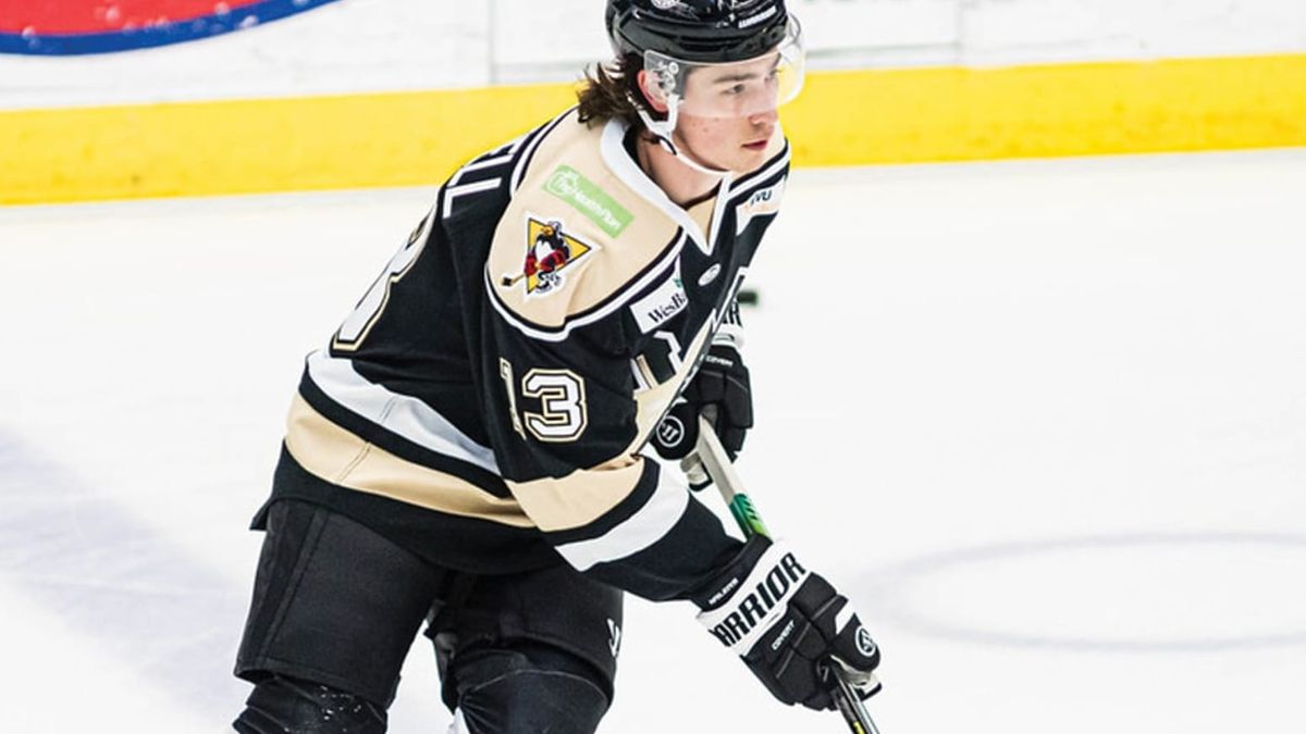 Action photo of Jared Cockrell of the Wheeling Nailers