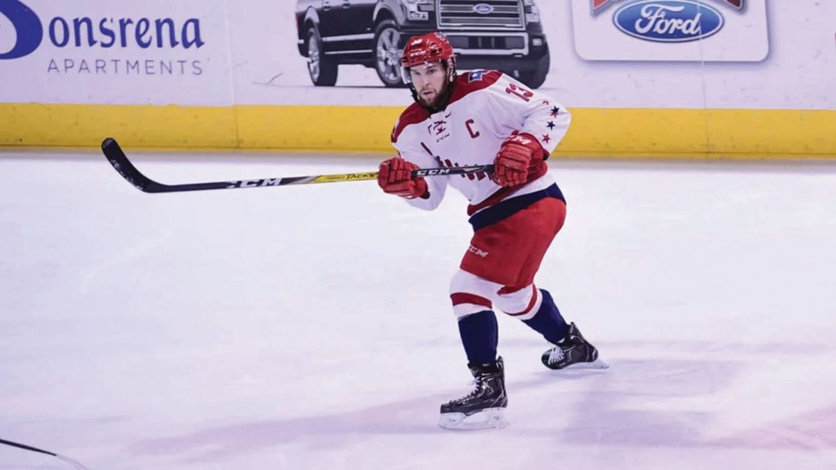 Action photo of Chad Costello of the Allen Americans