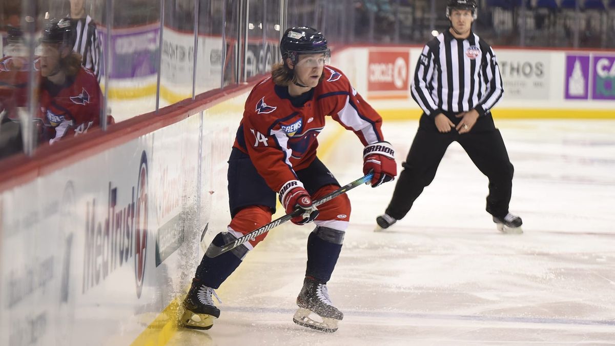 Action photo of Connor Moore of the South Carolina Stingrays