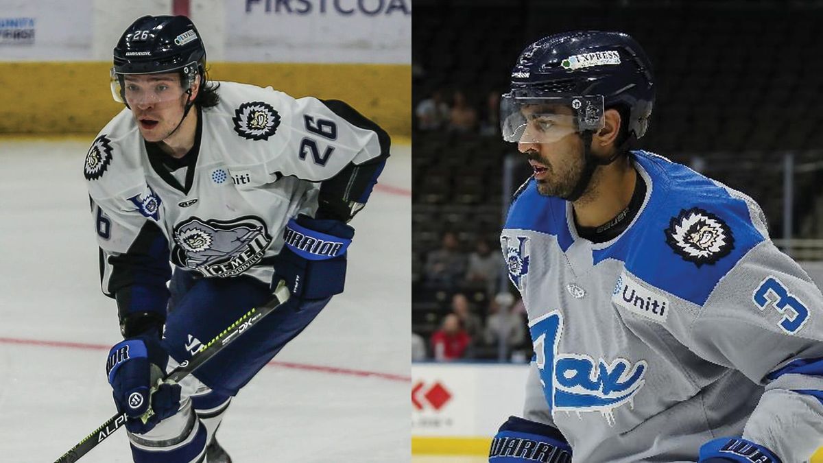 Action photos of Pavel Vorobei and Roshen Jaswal