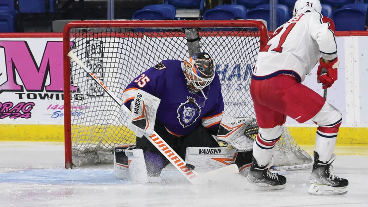 Action photo of Pat Nagle of the Reading Royals