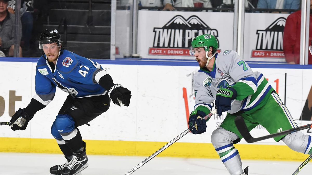 Everblades take Game 1 of Kelly Cup Finals in overtime