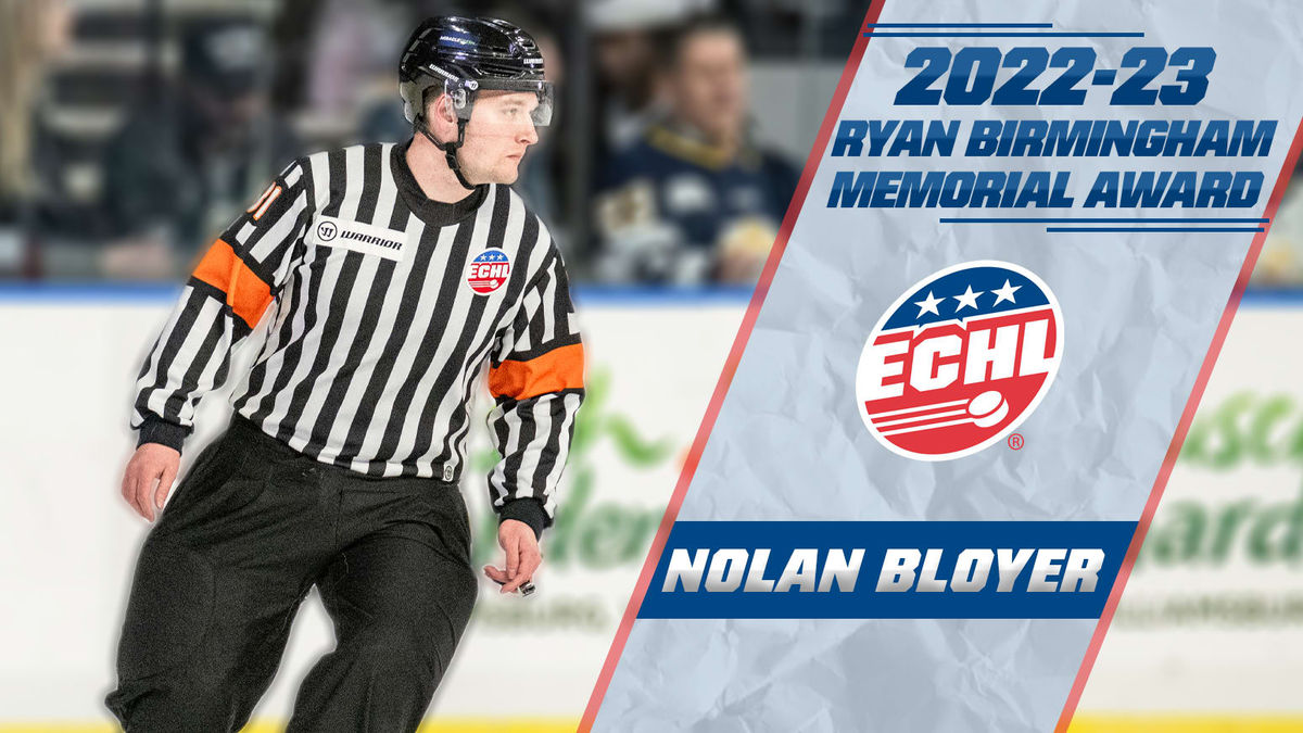 Bloyer receives 2022-23 Ryan Birmingham Memorial Award