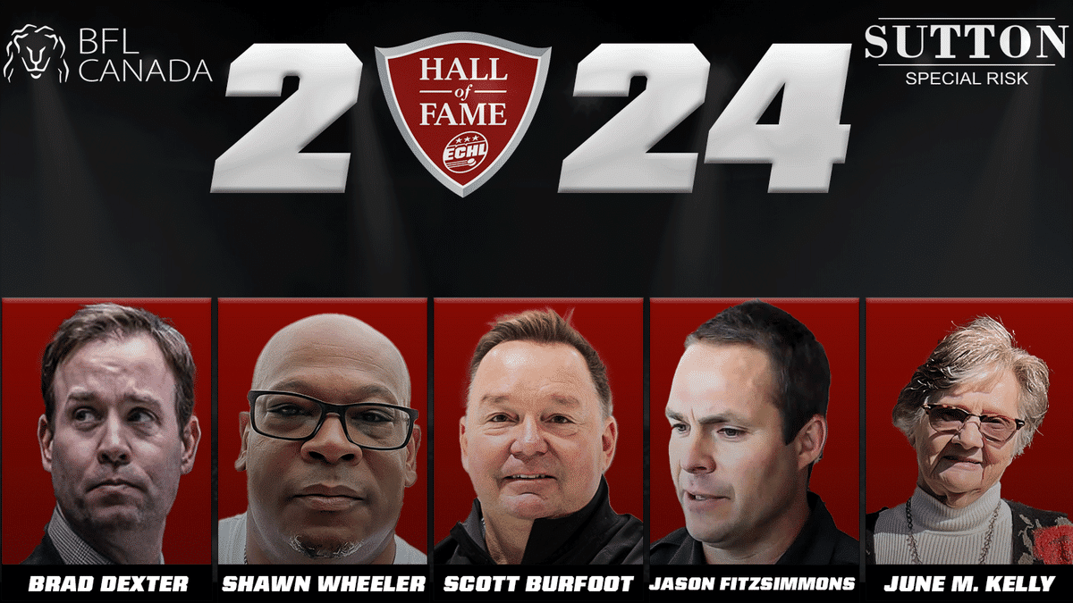 ECHL announces 2024 Hall of Fame Induction Class