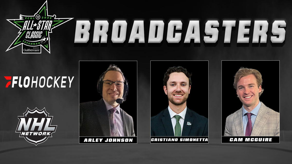 Broadcasters named for Warrior/ECHL All-Star Classic