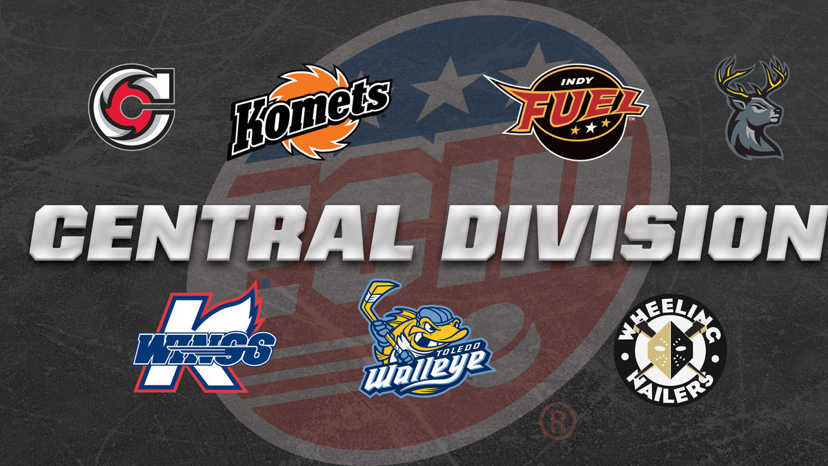 Logos of ECHL&#039;s Central Division teams