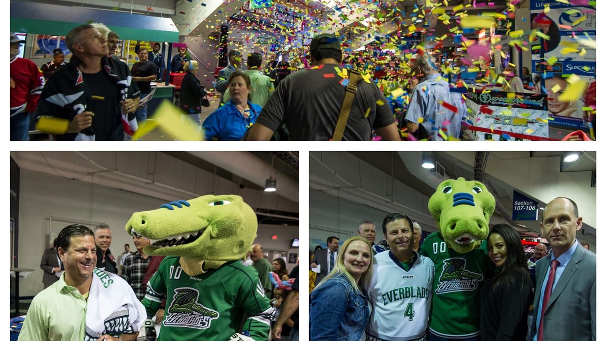 Everblades Welcome 4 Millionth Fan