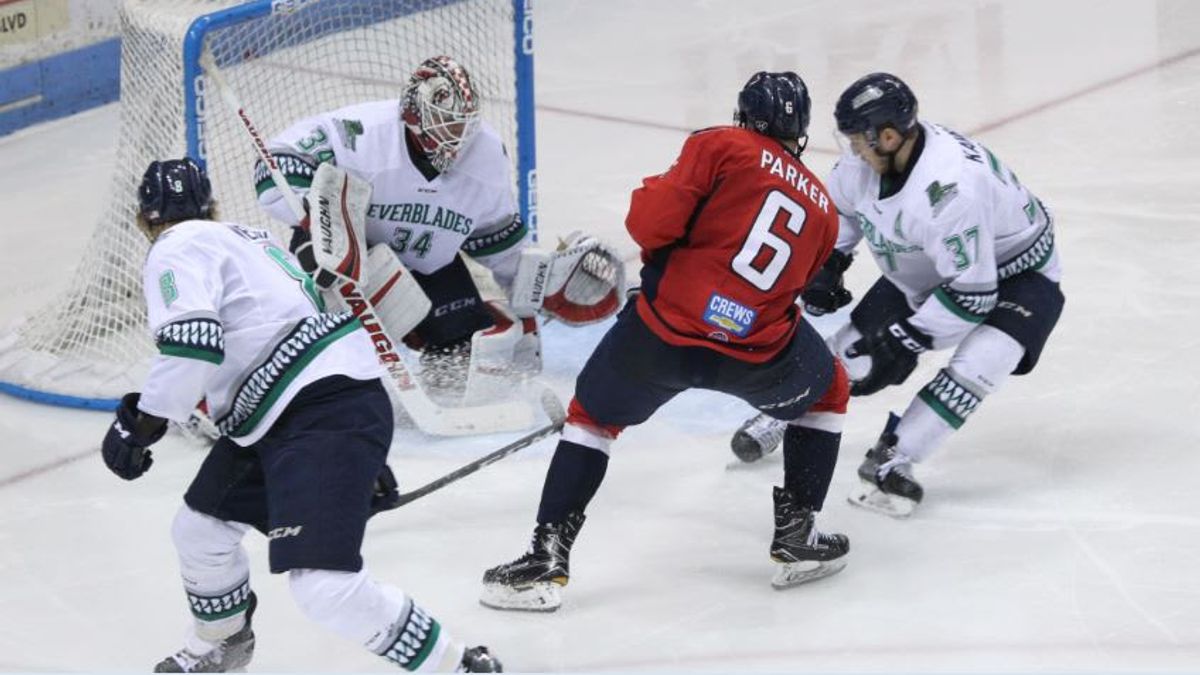 Everblades Fall in Double Overtime 1-0