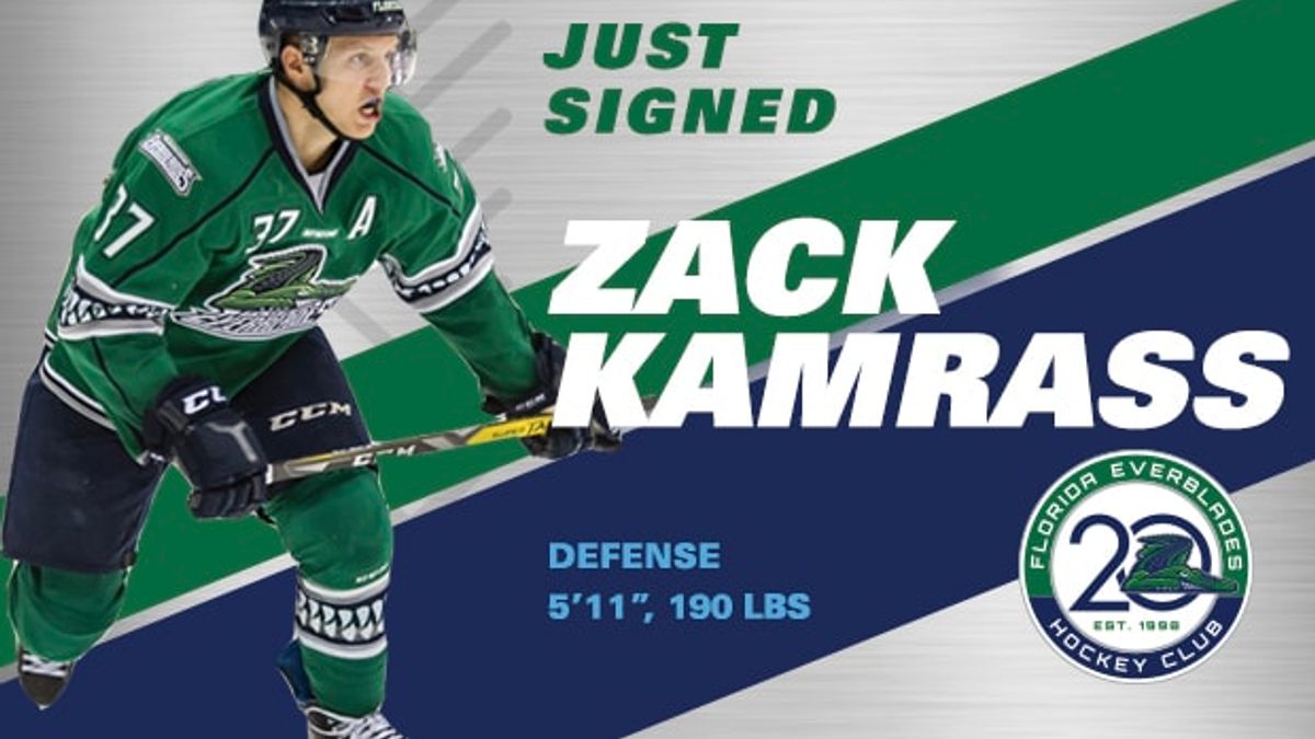 Zack Kamrass Returns For A Second Season With Everblades