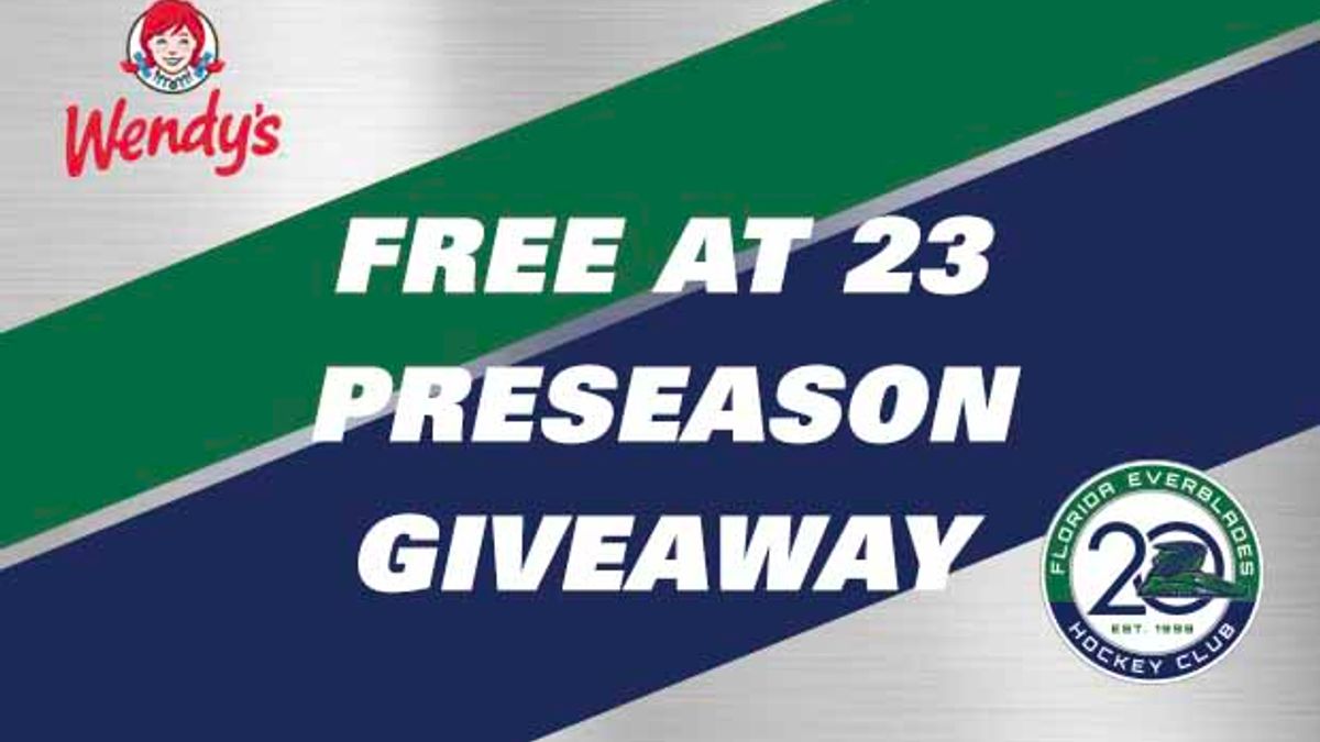 Everblades &amp; Wendy&#039;s Announce Preseason Voucher Giveaway