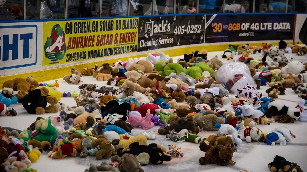 The Annual IBERIABANK Teddy Bear Toss Game Set for This Saturday!