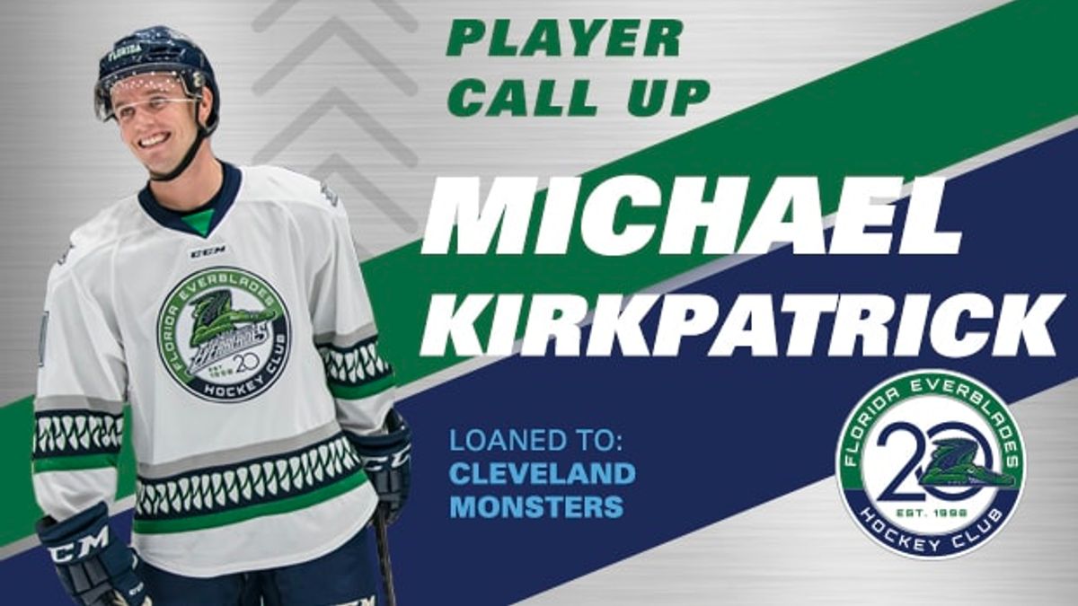 Kirkpatrick Loaned to AHL Cleveland; Lorentz Returns