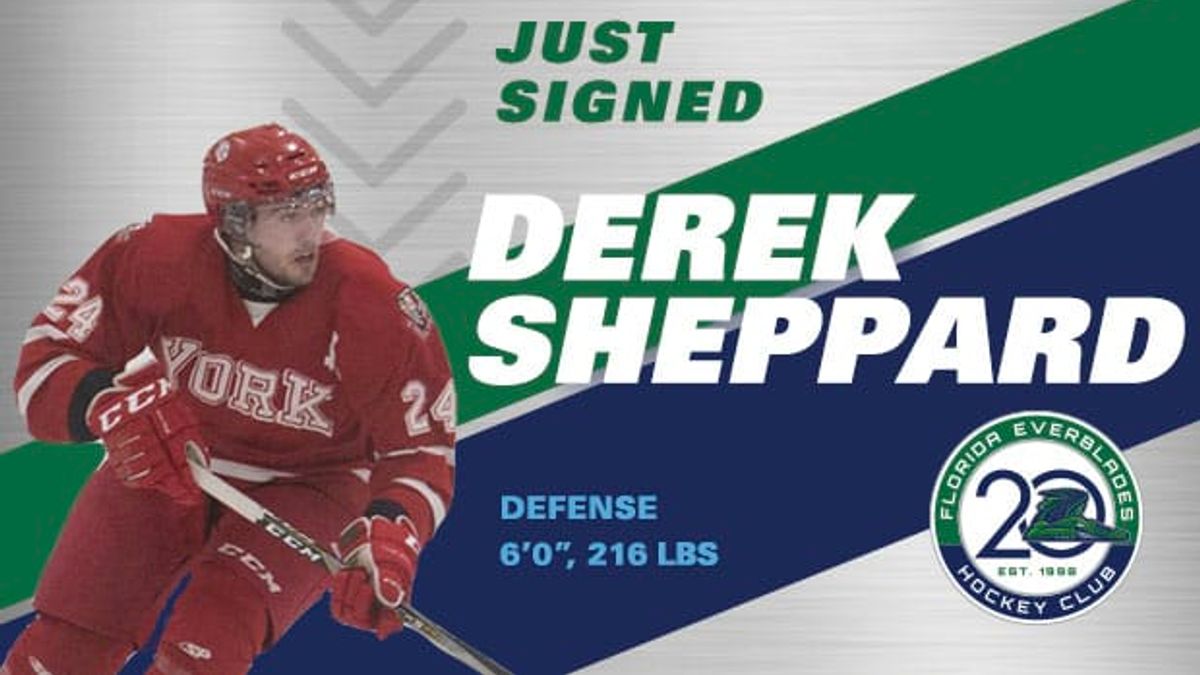 &#039;Blades Agree to Terms with Defenseman Derek Sheppard