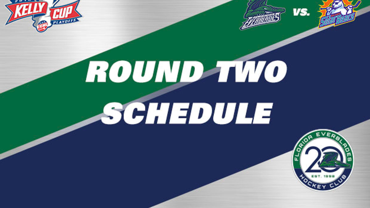 Everblades Announce Schedule for Second Round of Playoffs