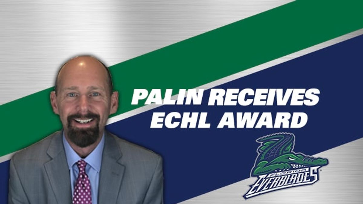 Palin Named ECHL Sponsorship Sales Executive of the Year