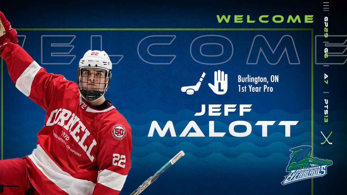 Forward Jeff Malott Joins the Blades