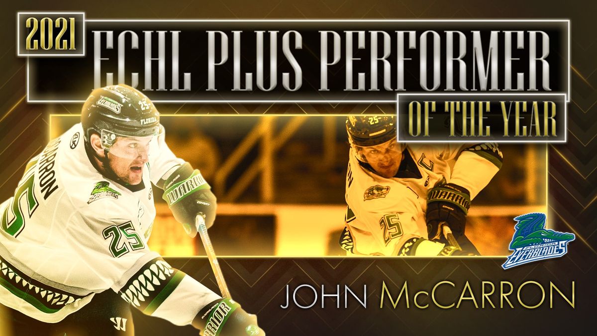 McCarron Named Plus Performer of the Year