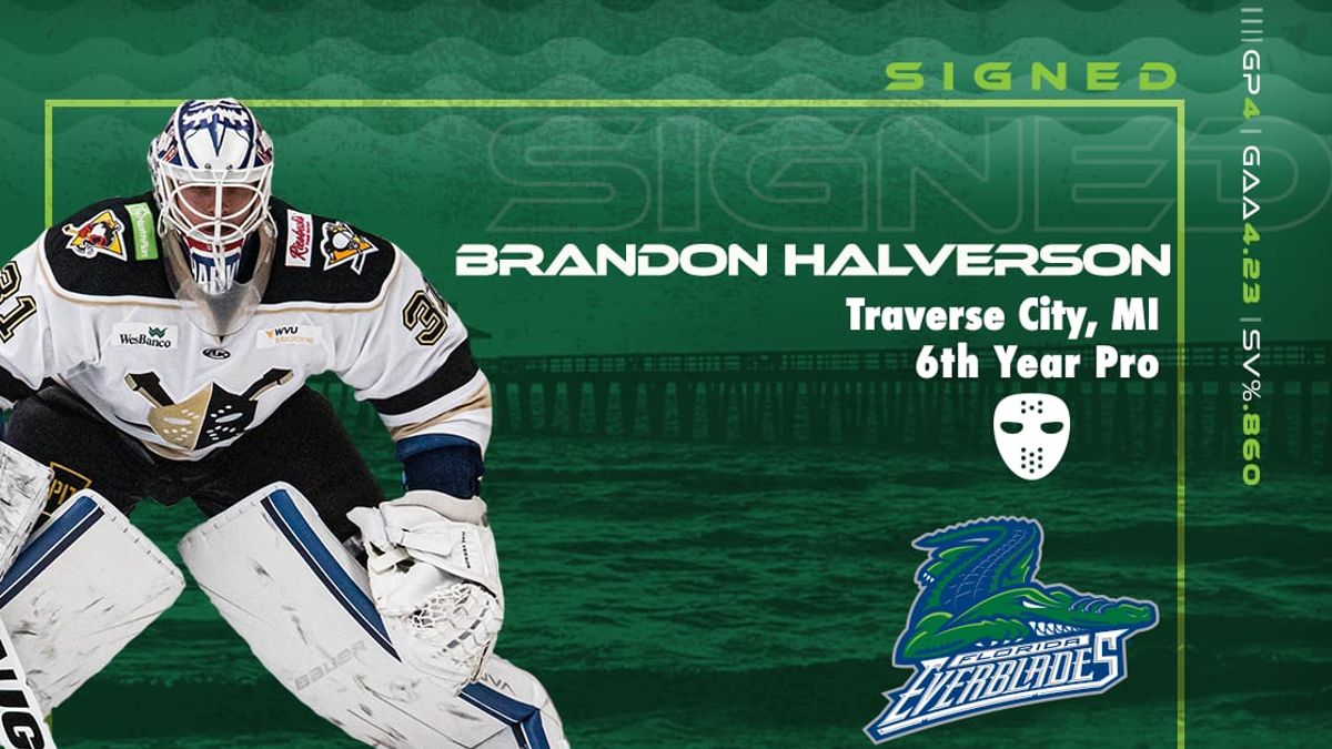 Everblades Add Goaltender Brandon Halverson