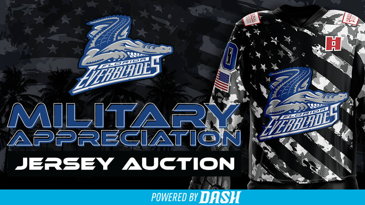 Everblades to Hold Military Jersey Auction Benefiting The National Coalition for Patriots